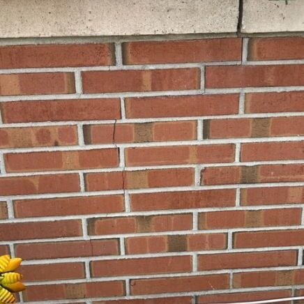 Masonry Brooklyn Bushwick project for our regular customer who buys and sell residential properties. In this picture you see a brick wall being repaired by our Brooklyn Masonry contractors. Picturer was taken in May 2022